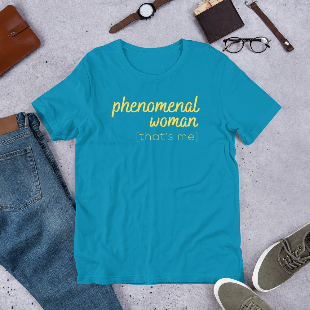 Phenomenal Woman (yellow) Short-sleeve Women's t-shirt