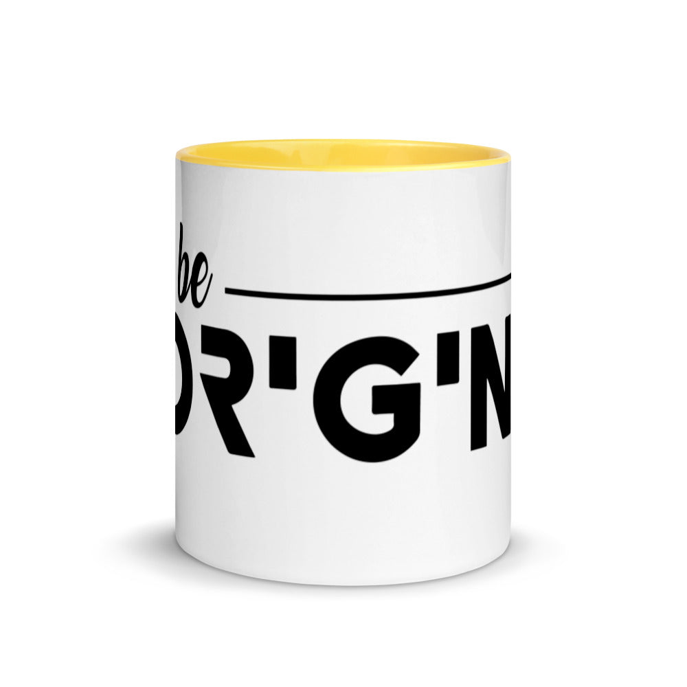 Be Original Ceramic Mug with Color Inside