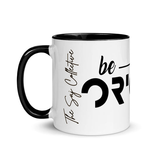 Be Original Ceramic Mug with Color Inside