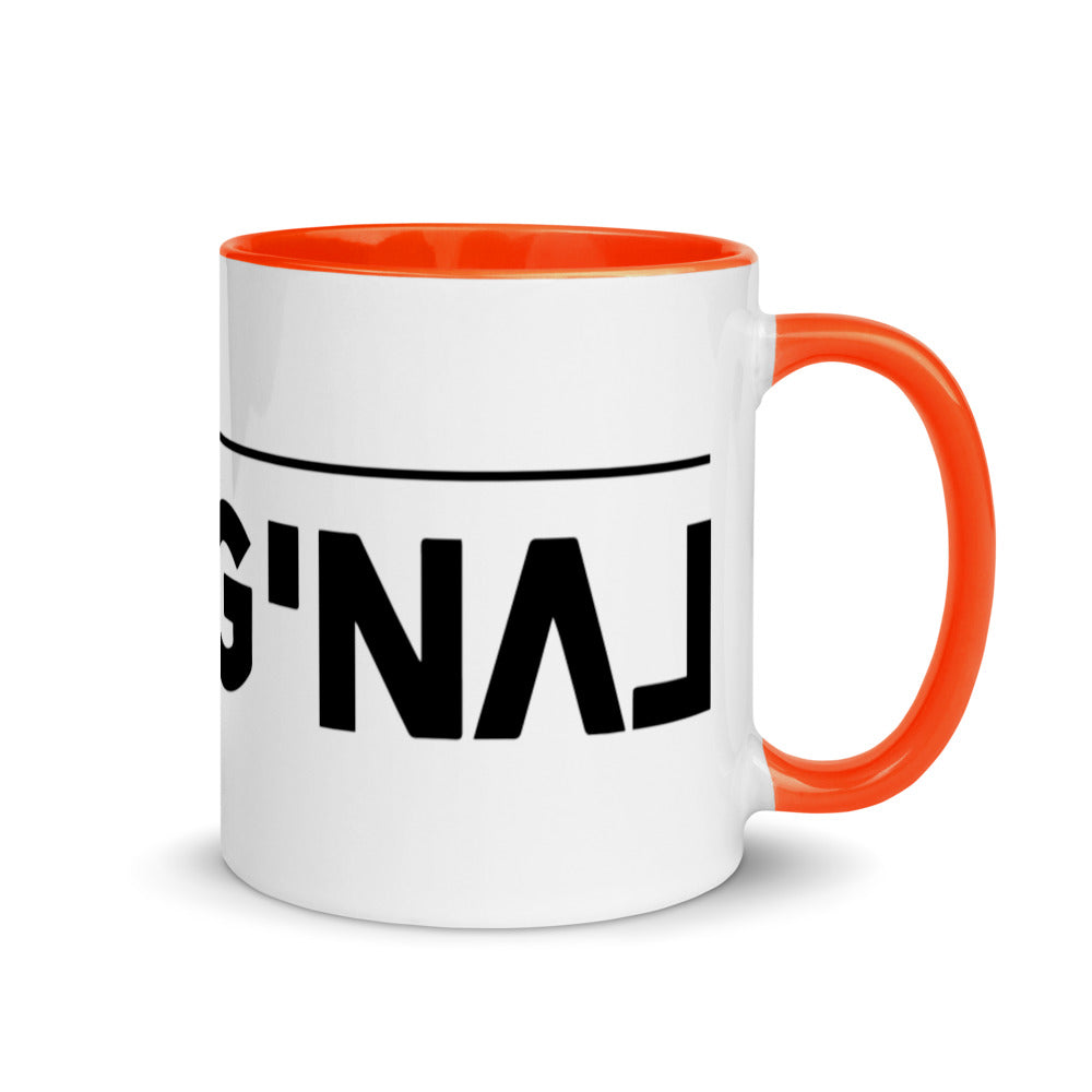 Be Original Ceramic Mug with Color Inside