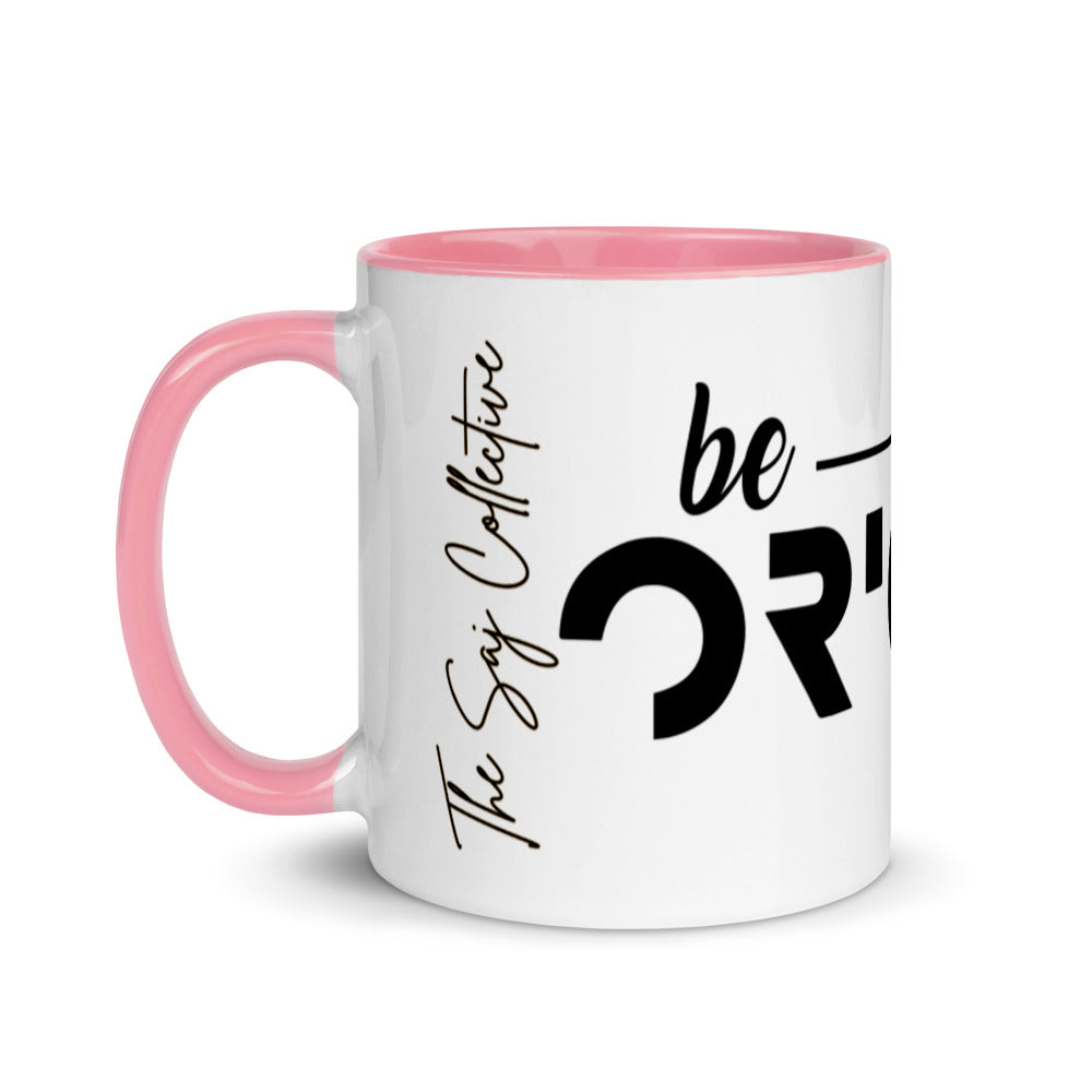 Be Original Ceramic Mug with Color Inside