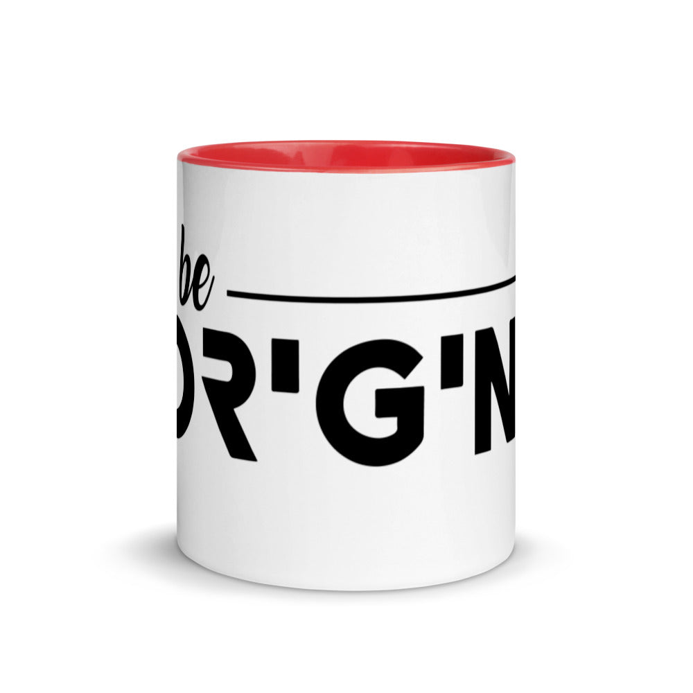 Be Original Ceramic Mug with Color Inside